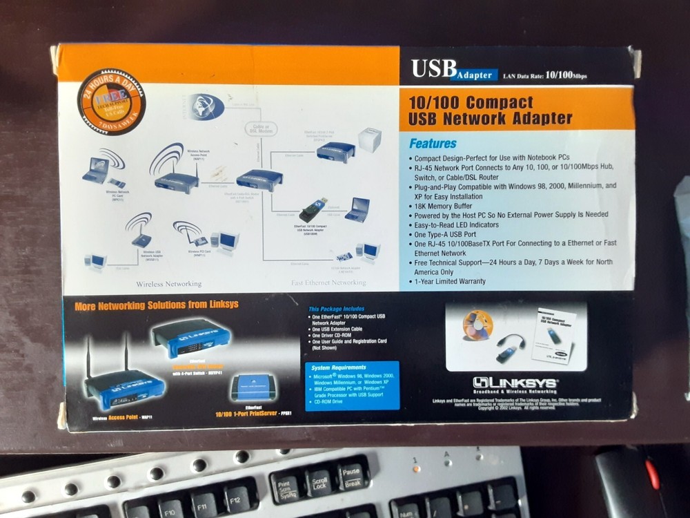 Cisco USB100M USB Network Adapter