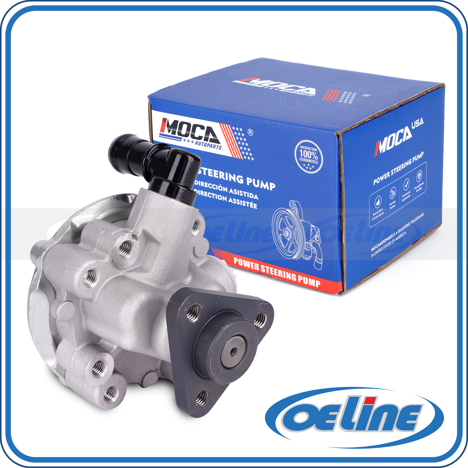 Power Steering Pump for 00-06 BMW 323i 325i 328Ci 330i 330Ci 2.5L 2.8L 3.0L