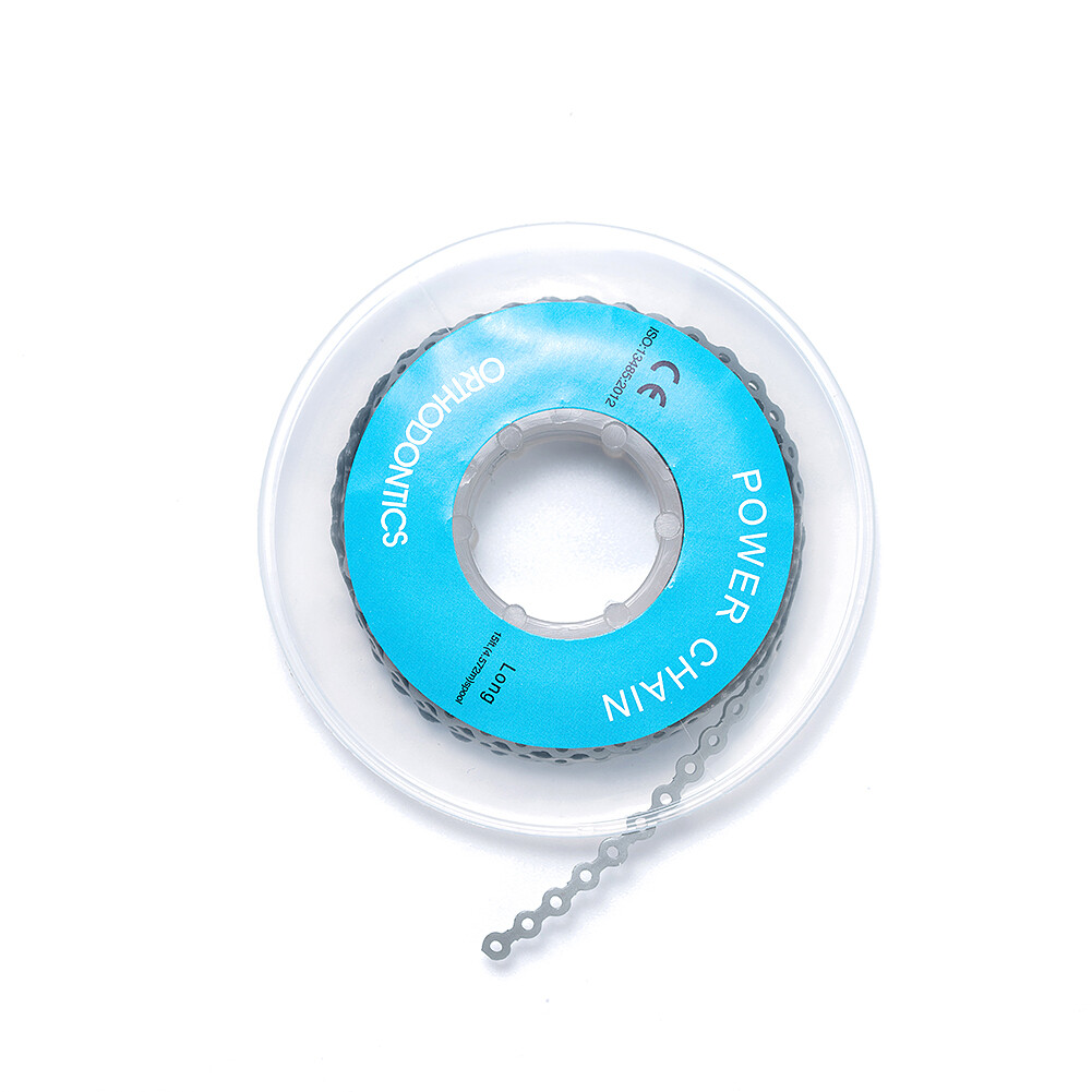 Dental Power Chains Ortho Elastic Ultra Spool Closed/Short/Long For Wire Braces