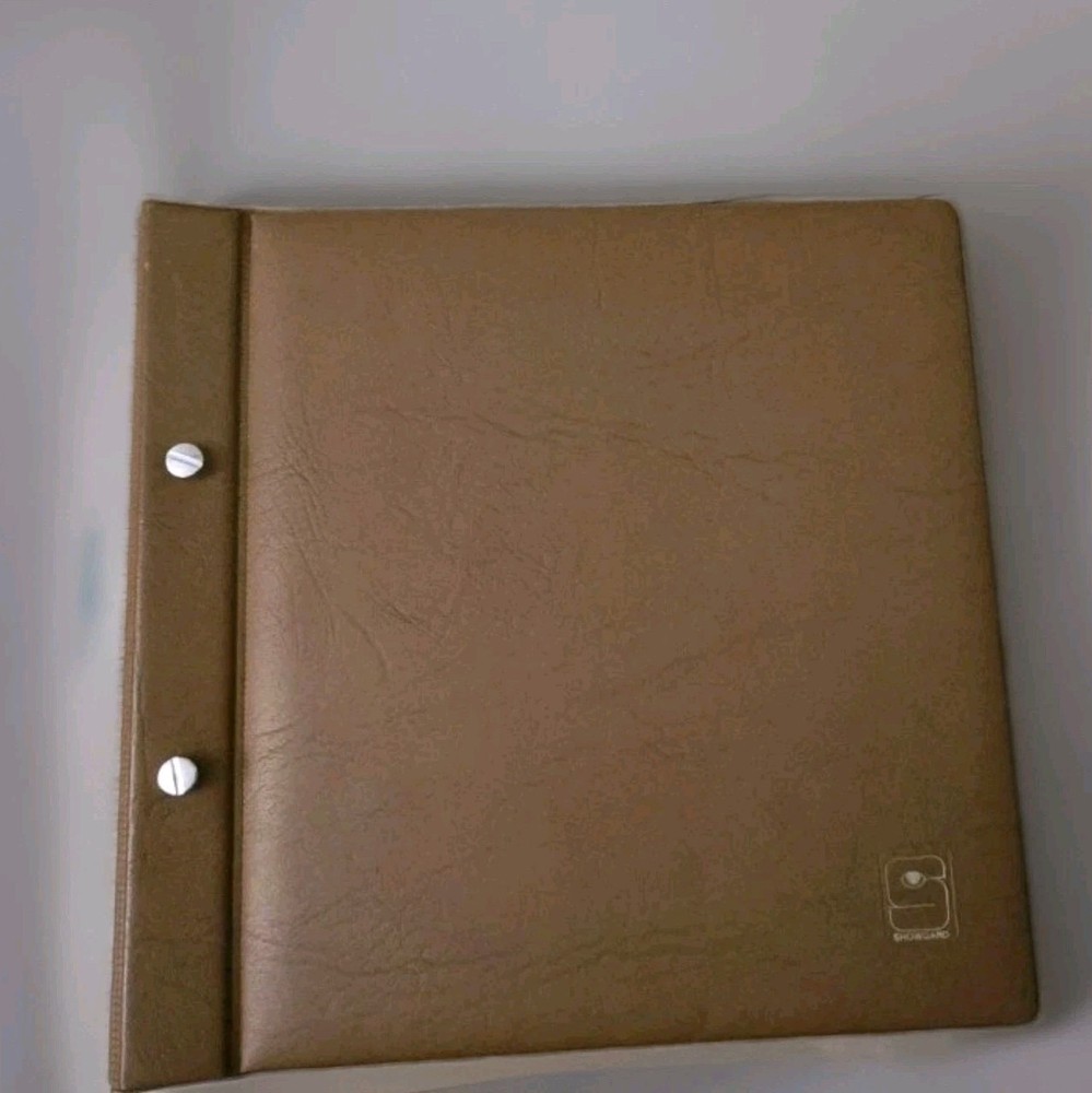 📬 Showgard 895 FDC Album – Brown Binder for 104 First Day Covers