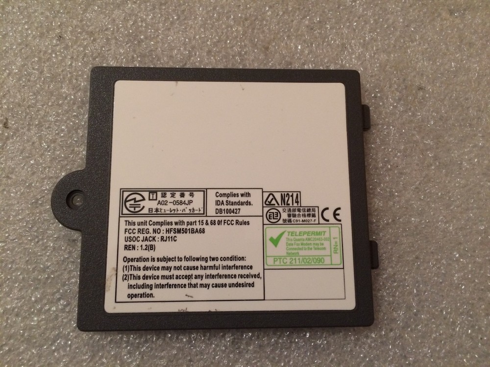 Acer Aspire 1310 Notebook Modem Cover