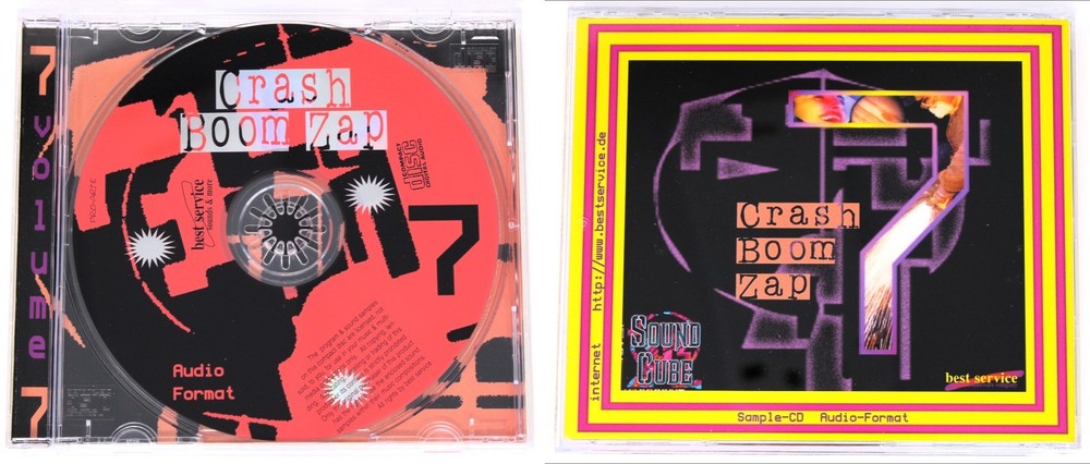 Best Service Sound Cube Audio Format Sample/Sound Library/Sampling 10 CD Box Set