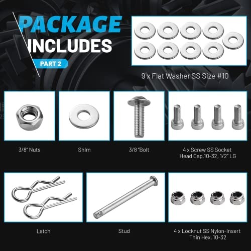 304147 EZ-EFI Cable Mount Kit Adjustable Carburetor Throttle Cable Bracket