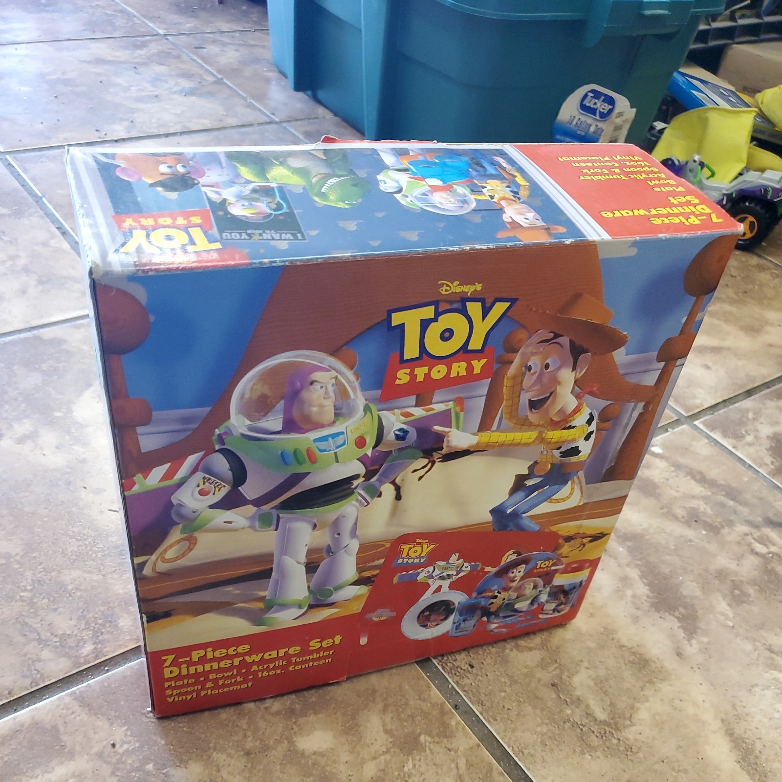 Vintage Toy Story Dinnerware Set Brand New Zak Design 7 Piece Set 1995 Free Ship