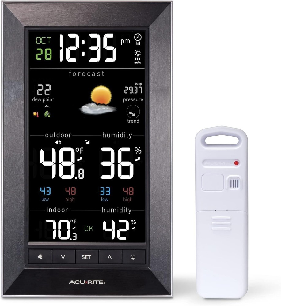 Digital Weather Forecaster with Temperature & Humidity=
