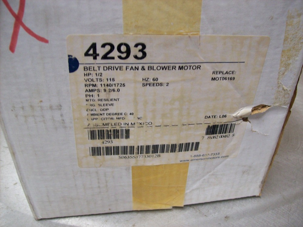 Emerson Motor 4293