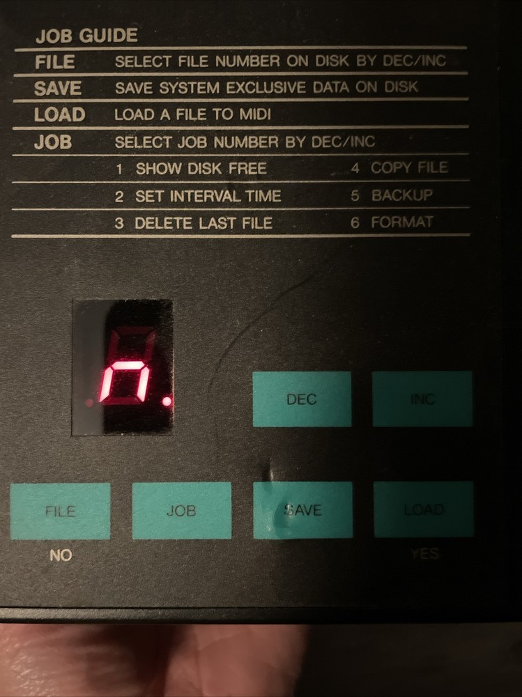 Yamaha MDF1 MIDI Data Filter without Power Supply - Powers On