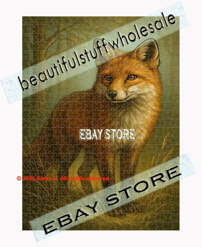 500 piece jigsaw puzzle Fox Cabin cool