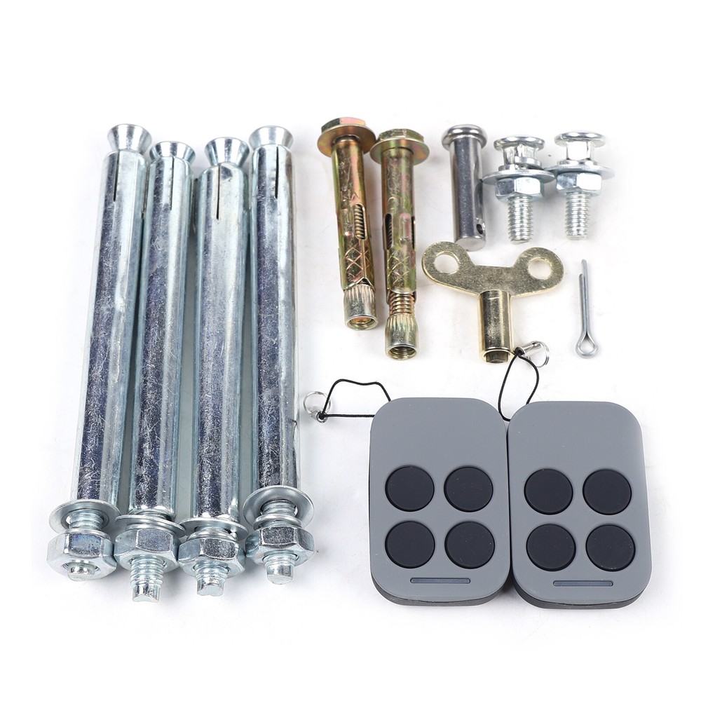 Automatic Gate Opener Kit Single Swing Gate Operator 325lbs w/ Remote Control