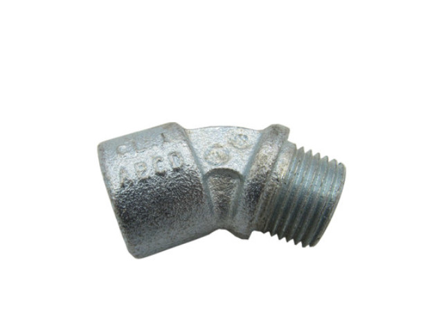 Appleton 8450, 1/2", 45D, Conduit Connector, 1pc
