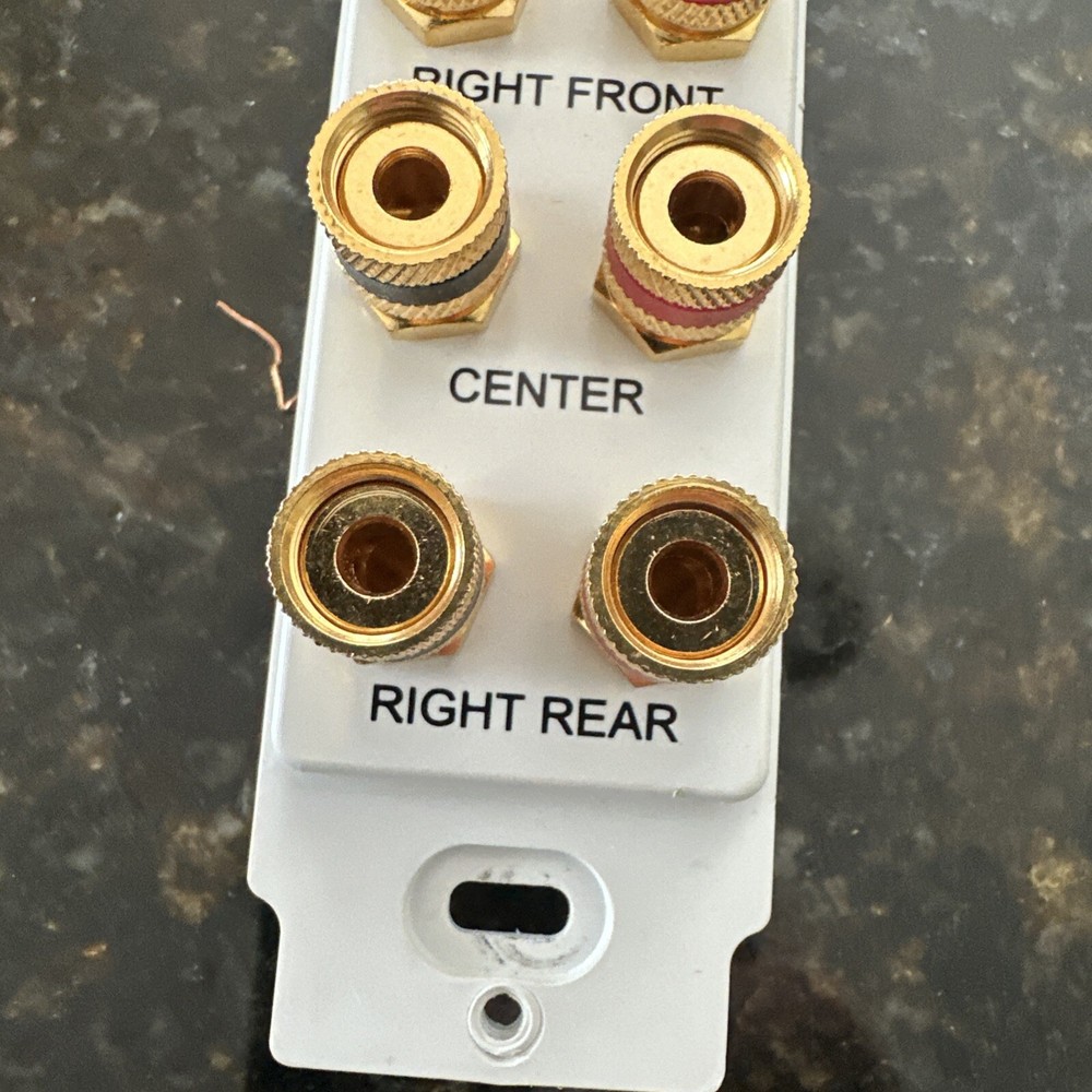 Three Speaker Wall Plate