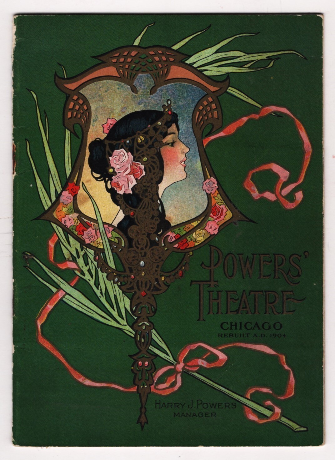 Tyrone Power Sr. "THE SERVANT IN THE HOUSE" Walter Hampden 1908 Chicago Program