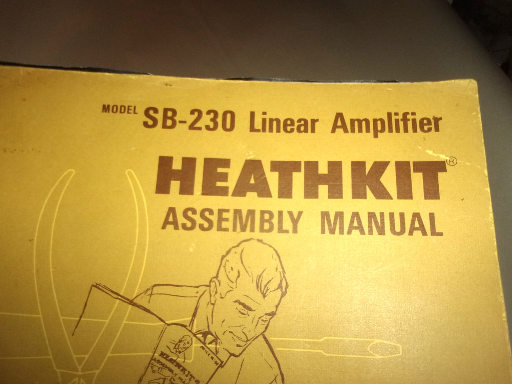 HEATHKIT SB-230 Linear Amplifier Assembly Manual Original