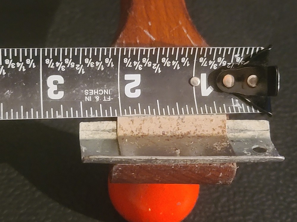 Vintage Hyde Long Handled Scraper #C81 Wood Handle