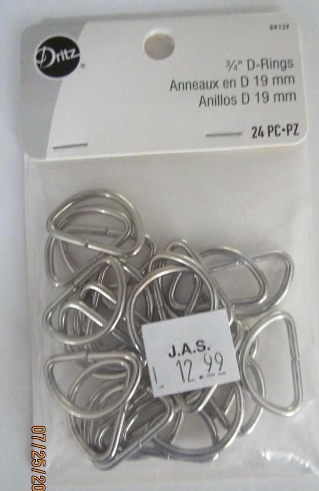 DRITZ D RINGS..4 DIFFERENT SIZES