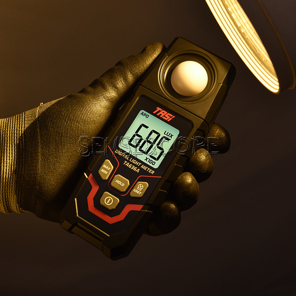TA636A Digital Light Meter Illuminance Lux Meter Illuminometer Handheld Ambient-