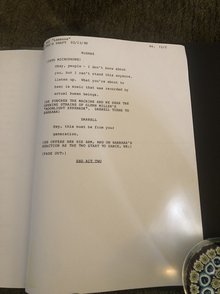 Empty Nest TV Script written by Susan Beavers