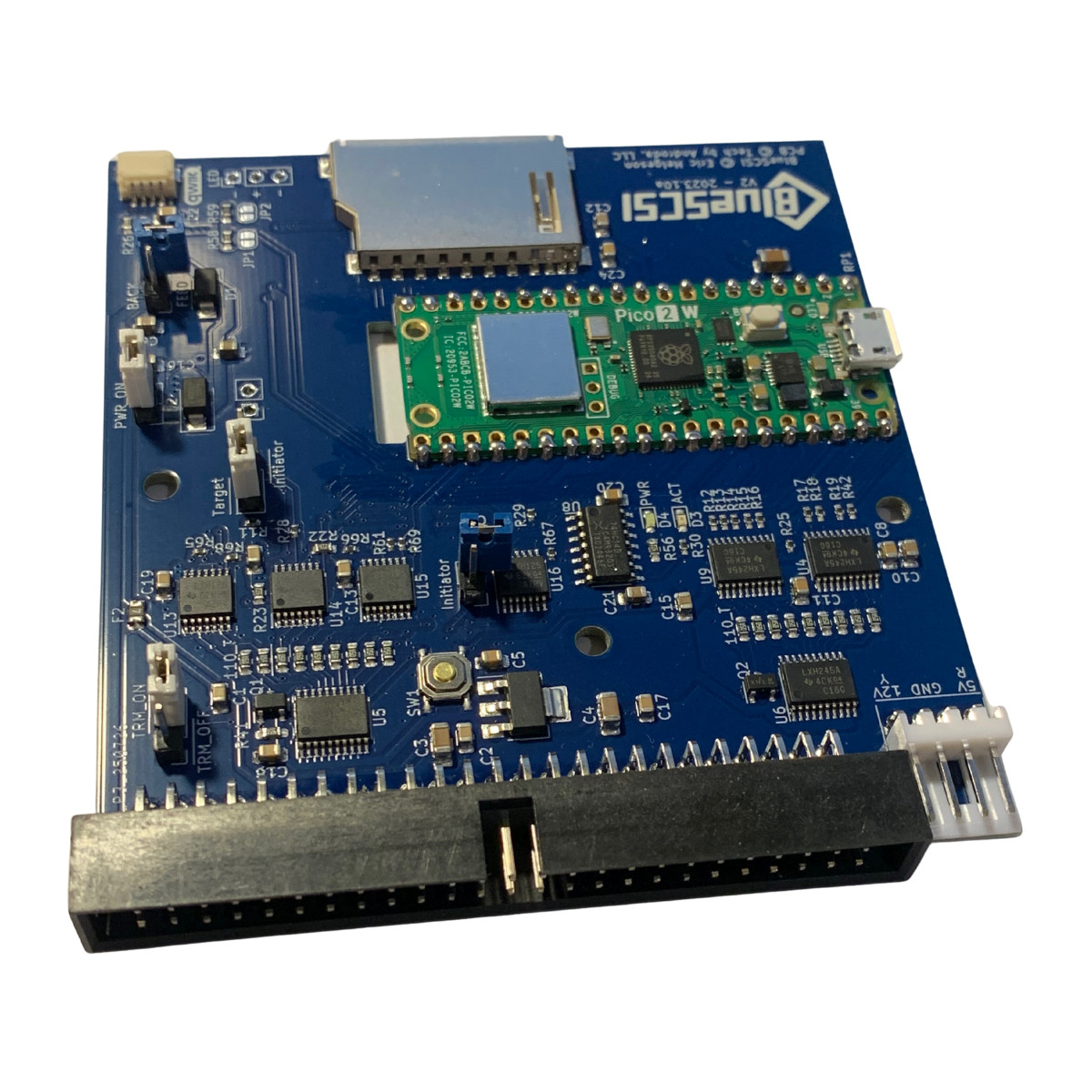 BlueSCSI v2 Internal 50-pin 3.5" SCSI Drive ,Wi-Fi,For Macintosh, Amiga, PC