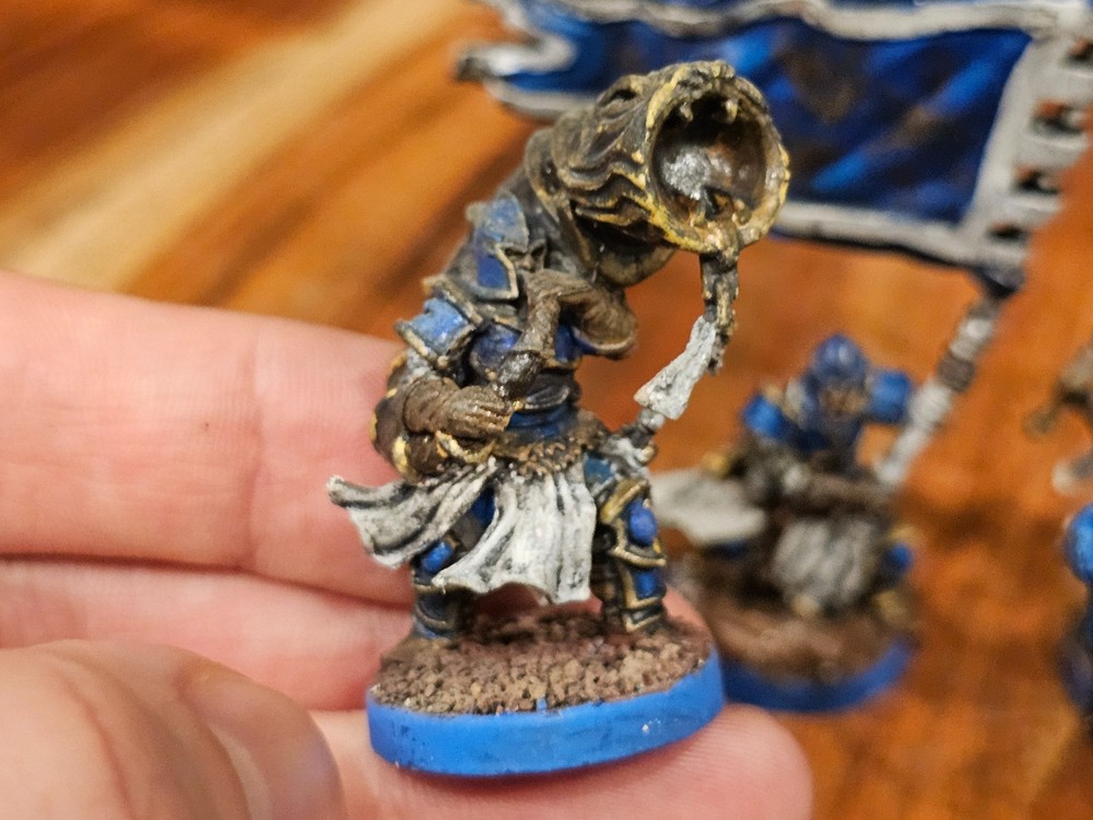 FFG Runewars Miniatures Game Daqan - Infantry Command Unit Expansion Painted