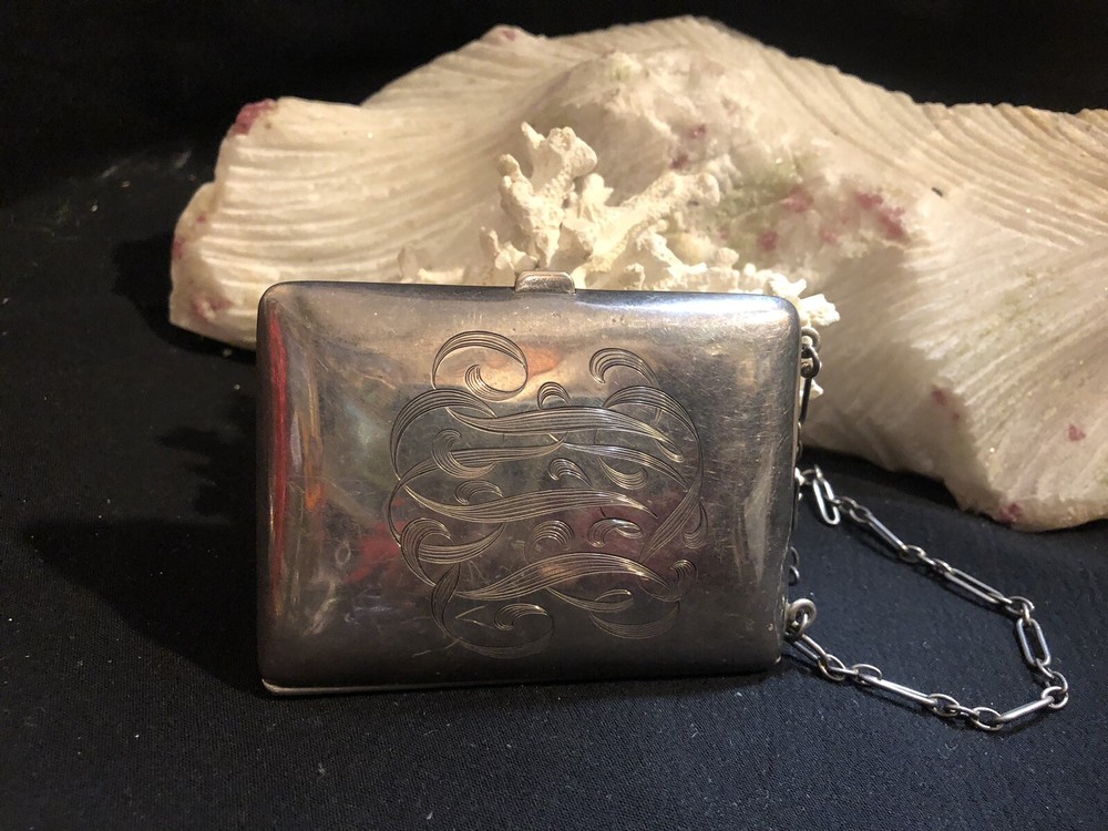 Antique Sterling Silver Lady Case