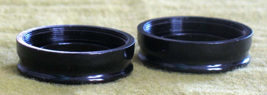 WWII Eye Guards (2) for B&L SARD 7 X 50 US Navy, Military, Binoculars NOS