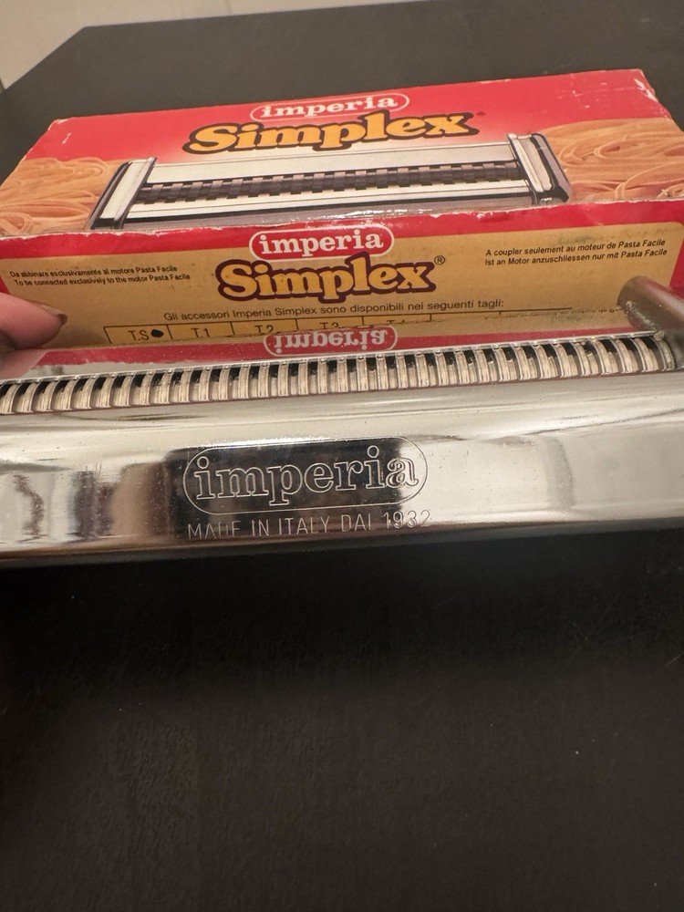 Imperia Simplex Pasta Machine Attachment T.S Spaghetti