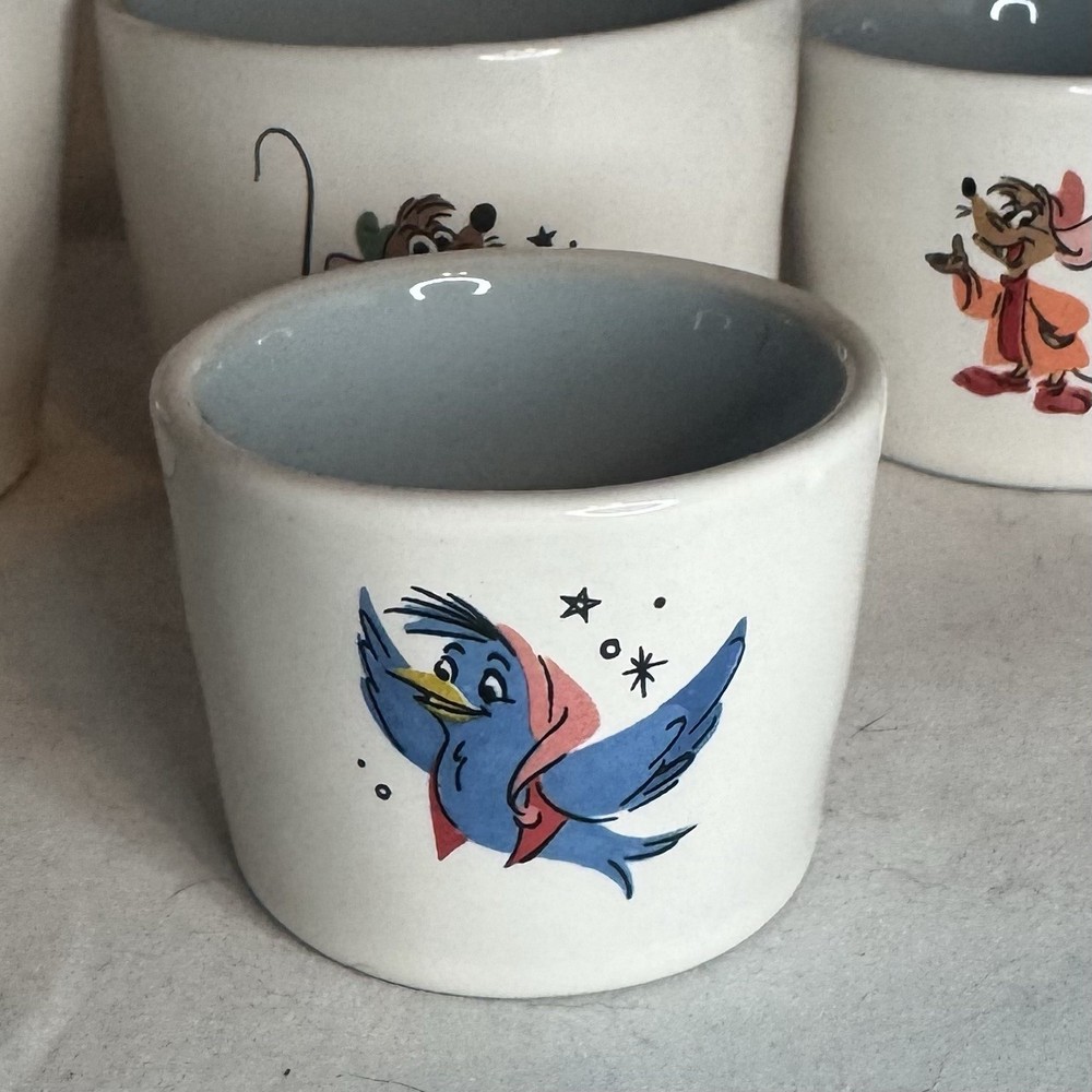 Rae Dunn Disney Princess Cinderella Ceramic Nesting Measuring Cup Set