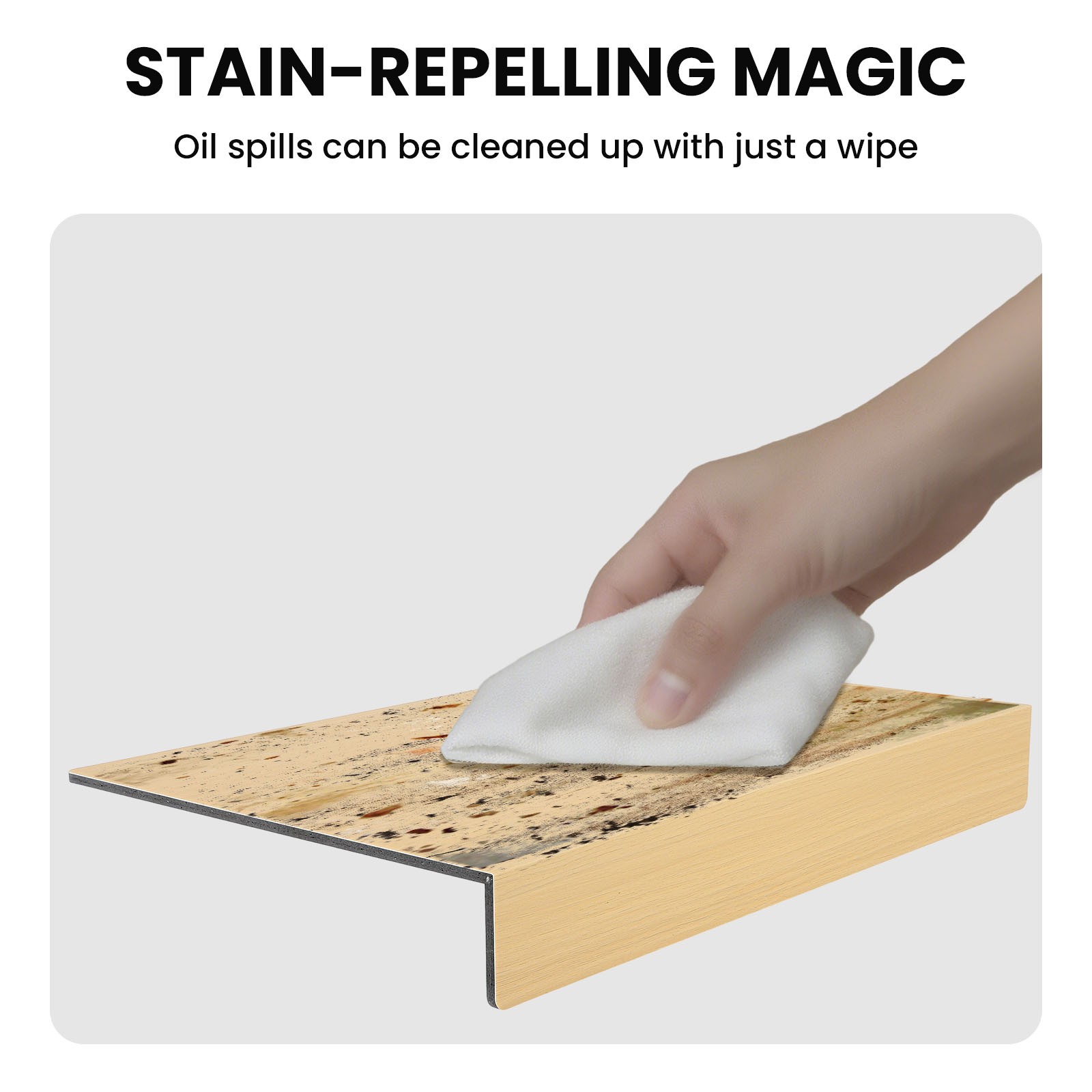 5 Pcs Foamed PVC Wire Rack Cover for Removable Closet, Pantry Shelves, Cloakroom