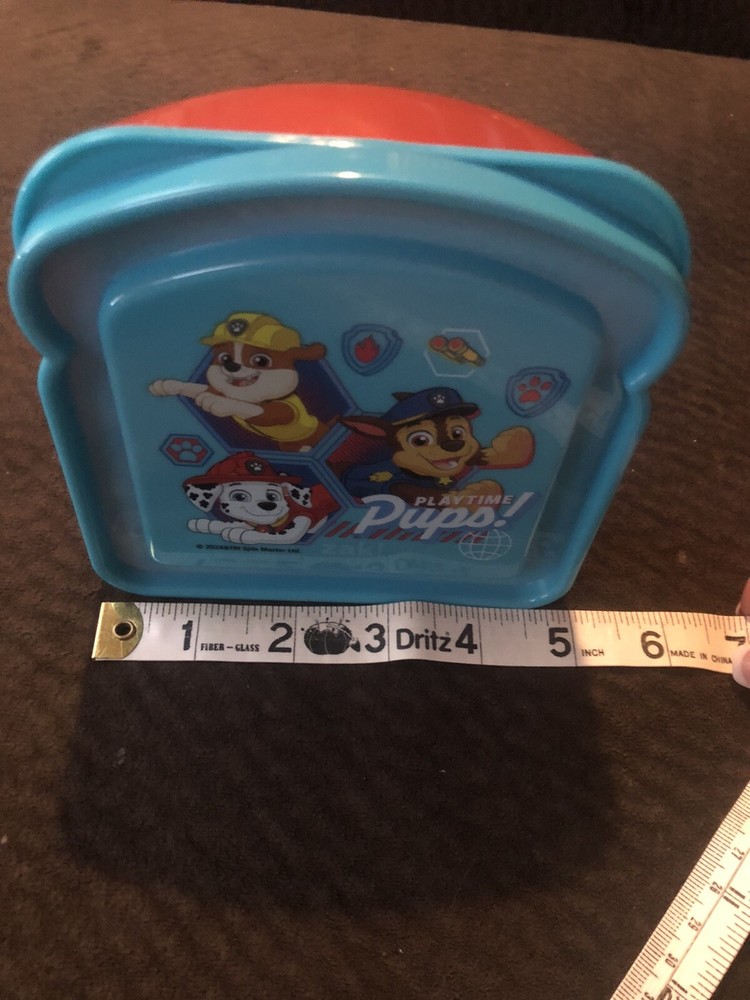 Paw Patrol Sandwich Container New