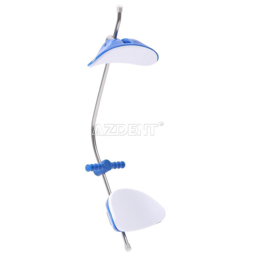 Dental Orthodontic Forward Pull Headgear Facemask Adjustable Position Bend Blue