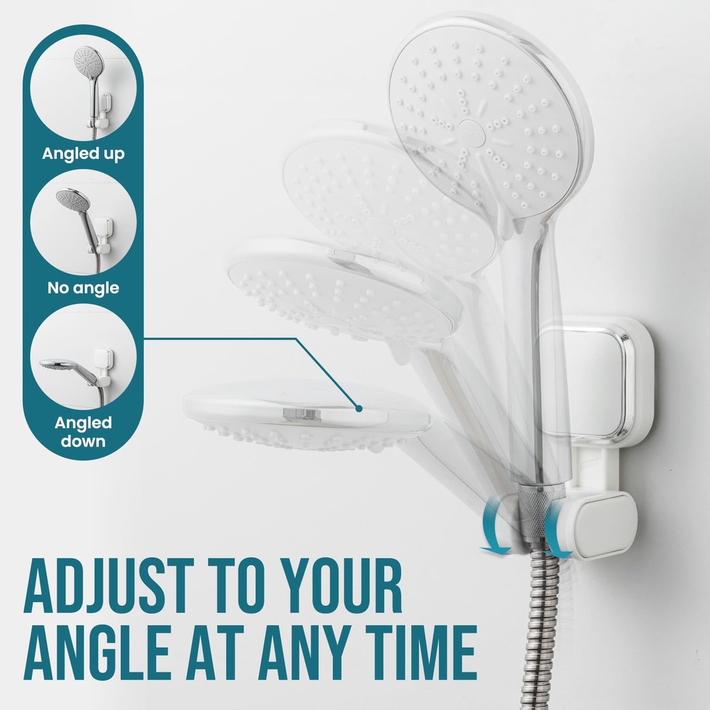 TAILI Shower Head Holder Suction, Handheld Bracket, Height Angle...