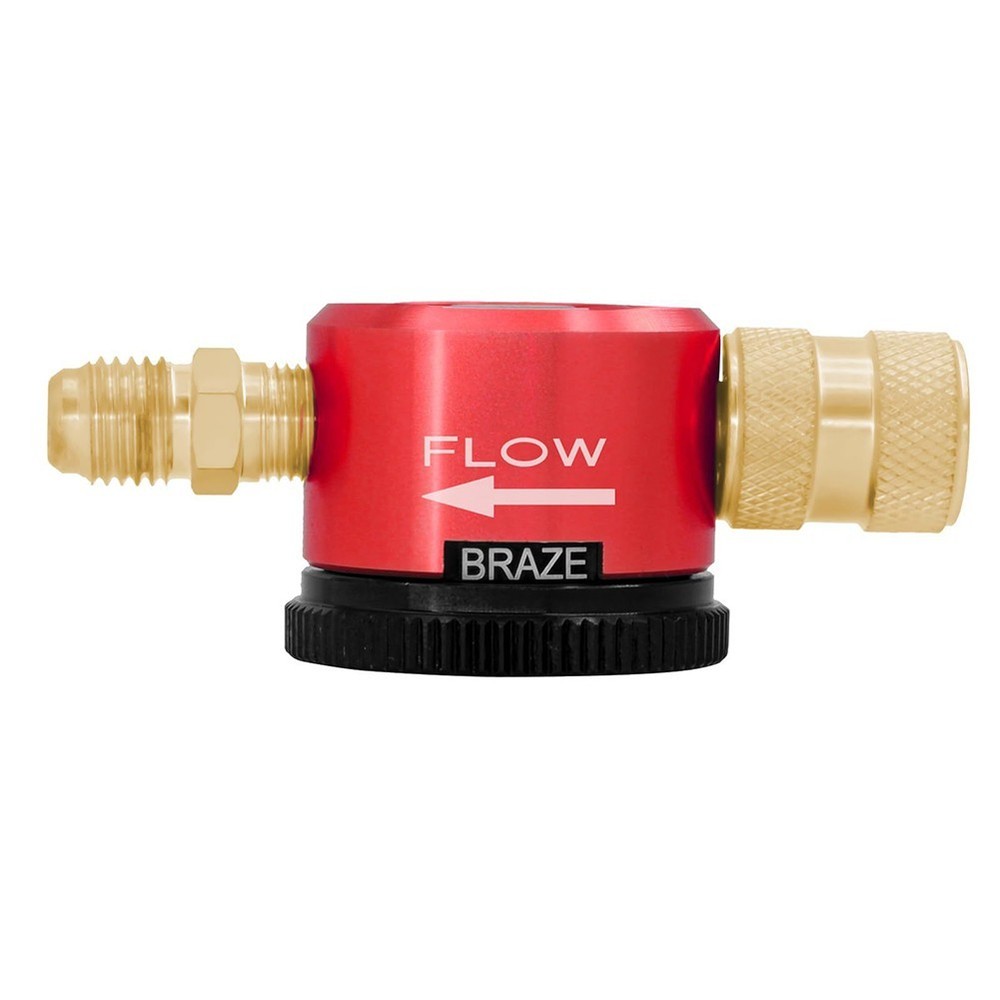 Ergonomic Brass Nitrogen Flushing Tool for HVAC Systems with Quick Setup