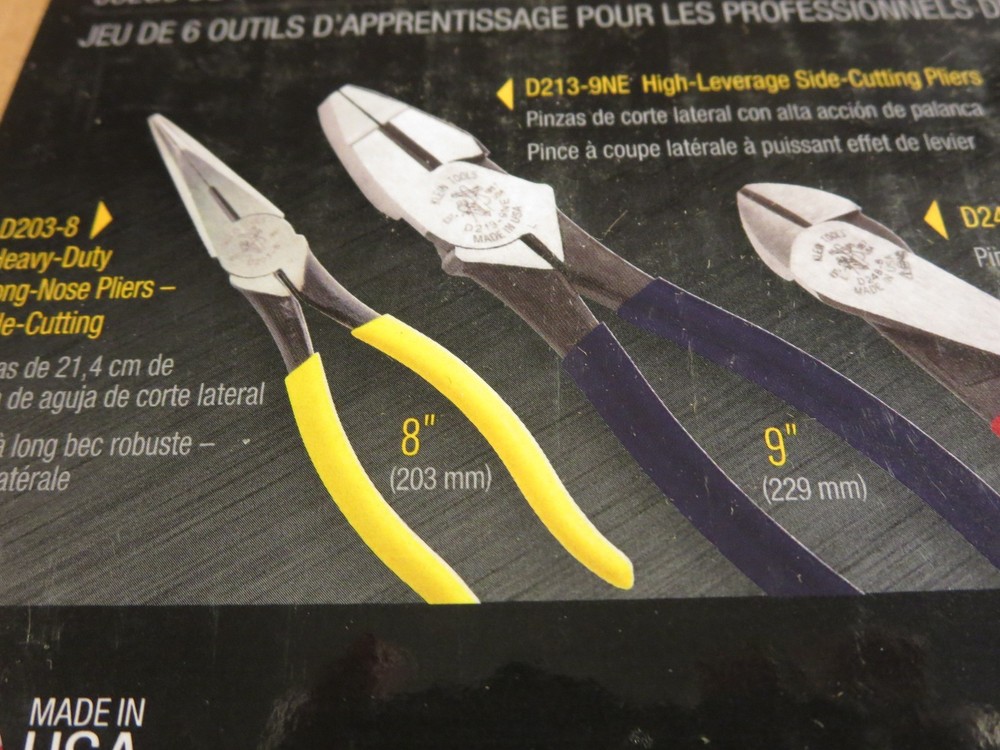 Klein Tools 6 pc Apprentice tools set 92906 Pro pack 6 New USA