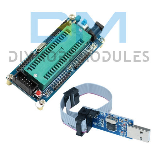 ATMEGA16 Minimum AVR System Board ATmega32 + USB ISP USBASP Programmer Cable