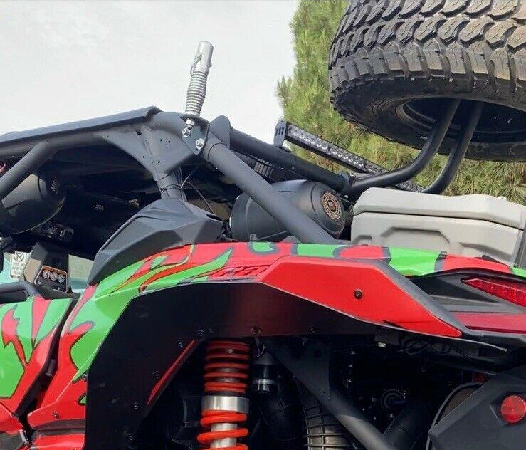 For Can Am Maverick X3 /Max /Turbo/R UTV Spare Tire Carrier Mount Rack 2017-2024