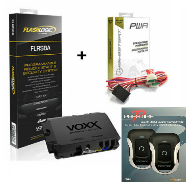 Flashlogic FLRSBA Remote Start Add-On Module 3X LOCK To Start + Power Harness