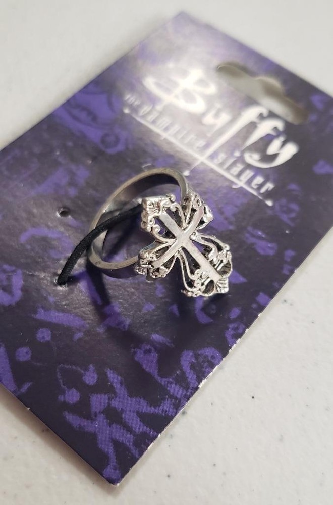Buffy The Vampire Slayer Cutout Cross Ring