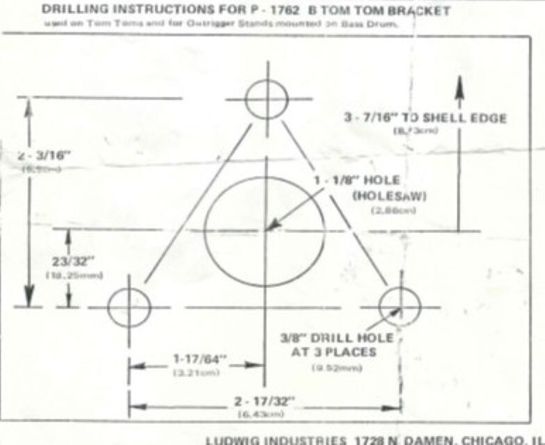 Ludwig P-1762B Modular Tom Mount Bracket - NEW OPEN BOX