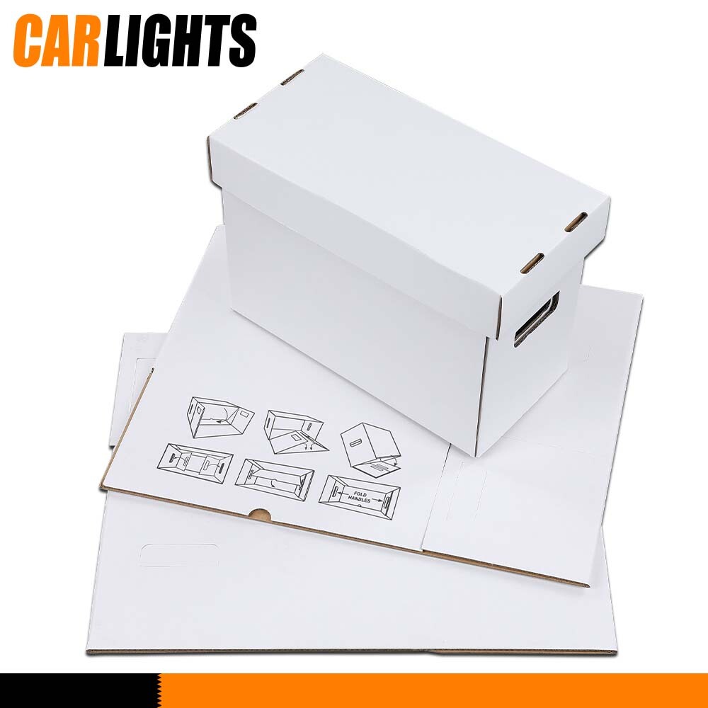 3PCS Short Comic Book Storage Boxes Holds 150 175 Stackable Archival Cardboard