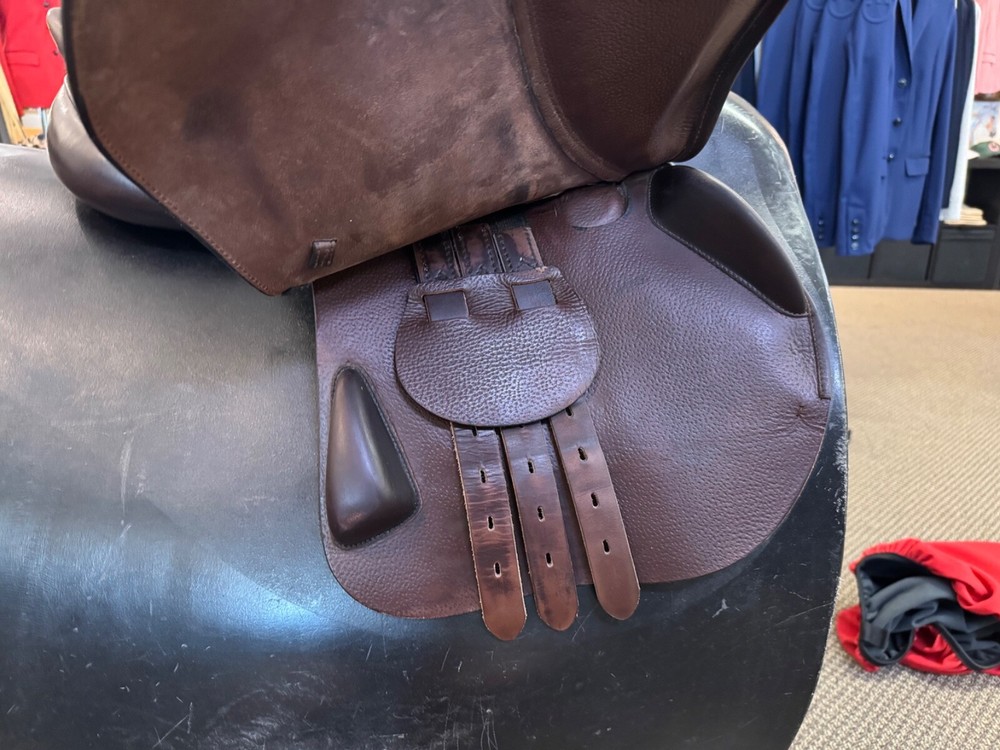 2018 Equipe Evolution Jumping Saddle 17 Medium-Wide