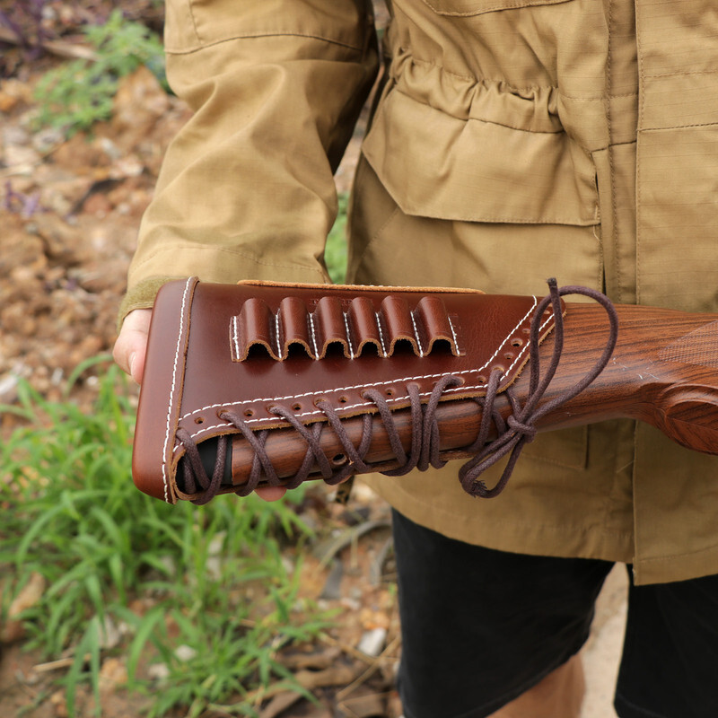 Tourbon Shooting Recoil Pad Rifle Cheek Rest Riser Gun Ammo Hold Buttstock Cover