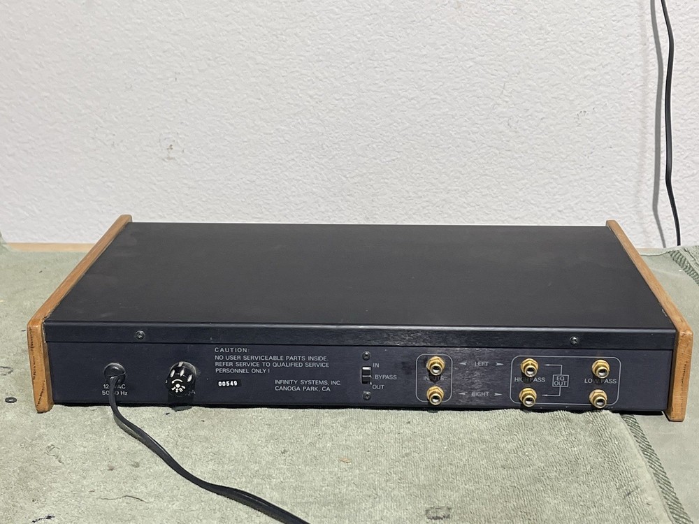 Infinity RS 4.5 Crossover EQ Equalizer