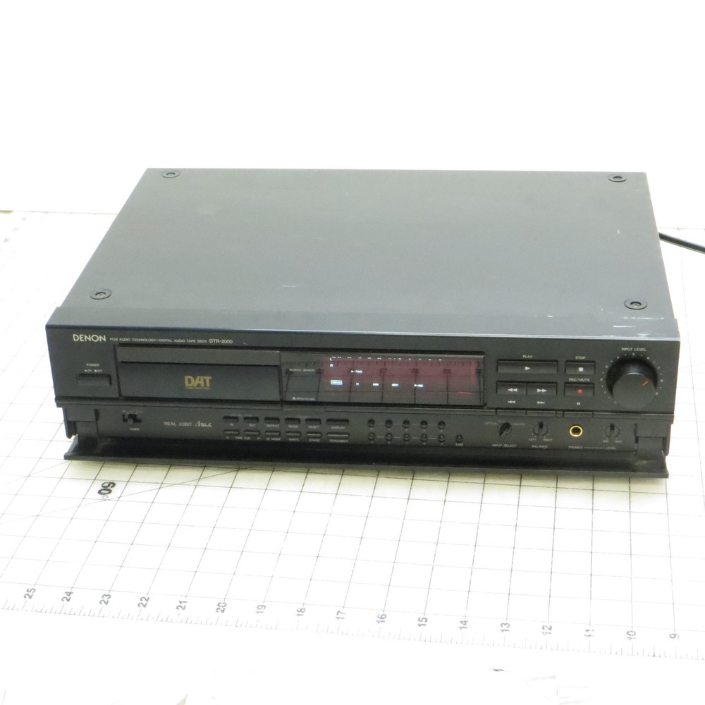 Broken Denon DTR-2000 DAT Digital Audio Tape Recorder Deck