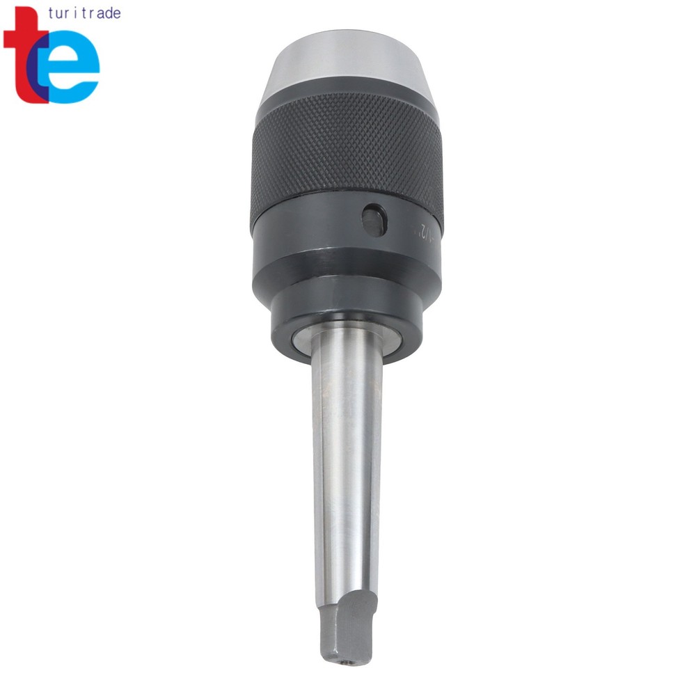 MT2 Morse Taper Keyless Drill Chuck 1/32 to 1/2" with Solid Shank