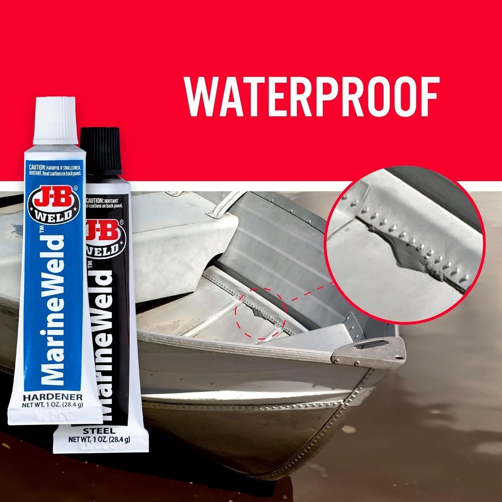 Versatile 2 oz. MarineWeld Epoxy - Strong Waterproof Cold Weld System