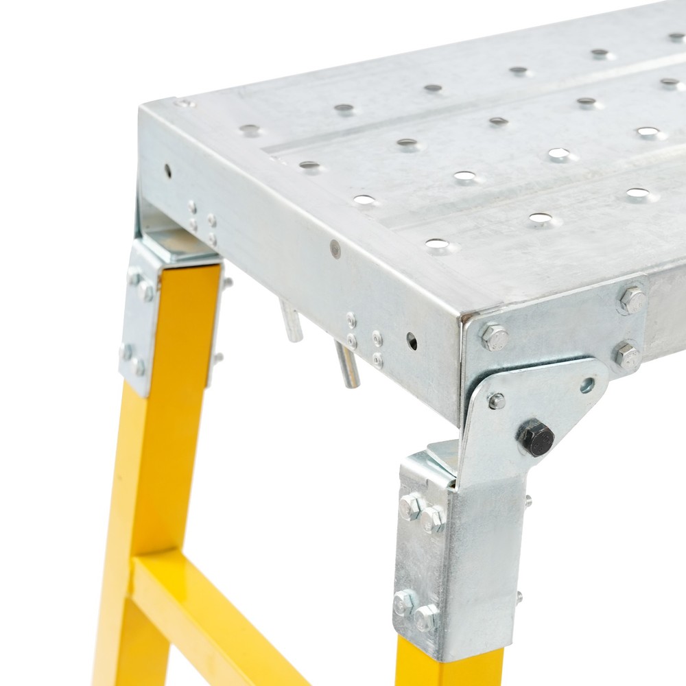 Portable Work Platform Adjustable Work Platform with Folding Legs for Workshop