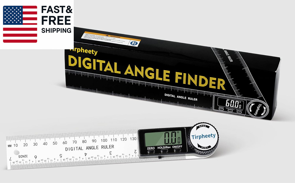 Digital Angle Finder Protractor, 3Rd Generation Quick Display Angle Gauge Ruler,