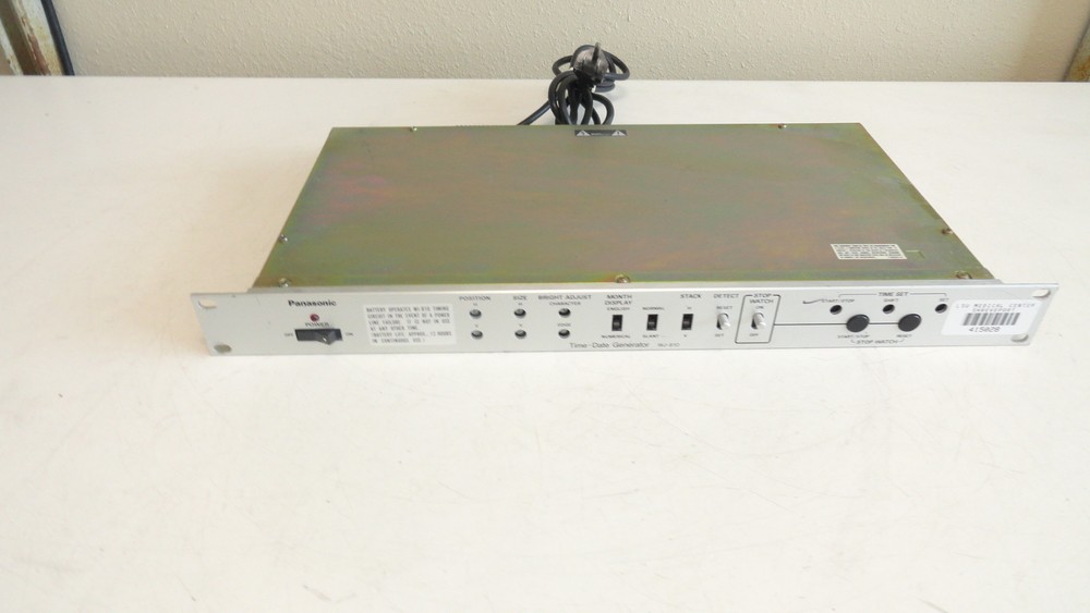 Panasonic Time Date Generator Model Wj-810