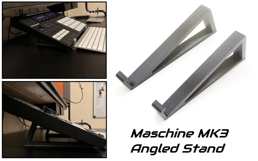 Custom Angled Display Stand for Native Instruments Maschine MK3 (22.5 degrees)