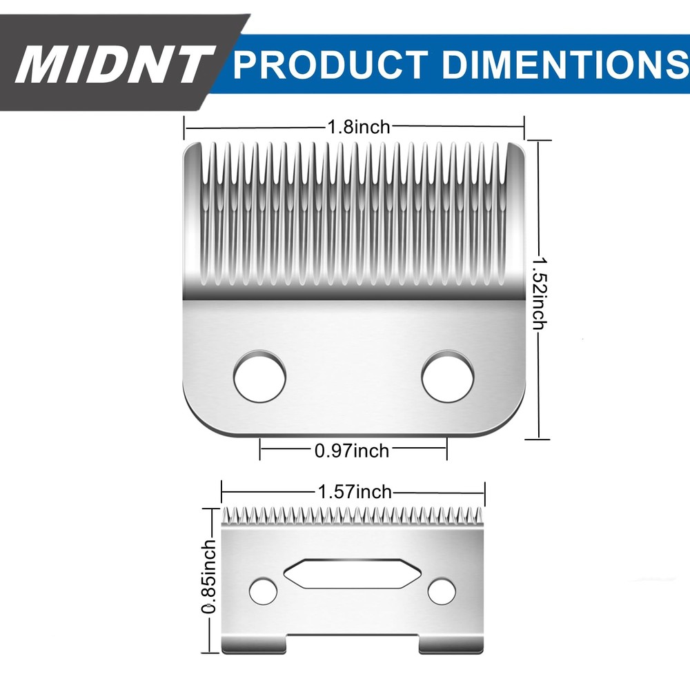 Blades for Wahl Precision Replacement Compatible with MC3 Silver